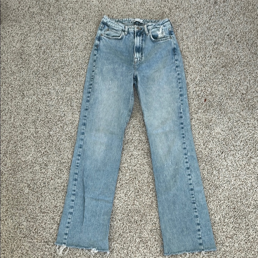 Zara Blue Leg Jeans